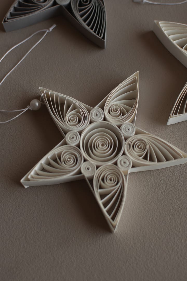 Zawieszka świąteczna Paper Star 10,5 cm, White DBKD