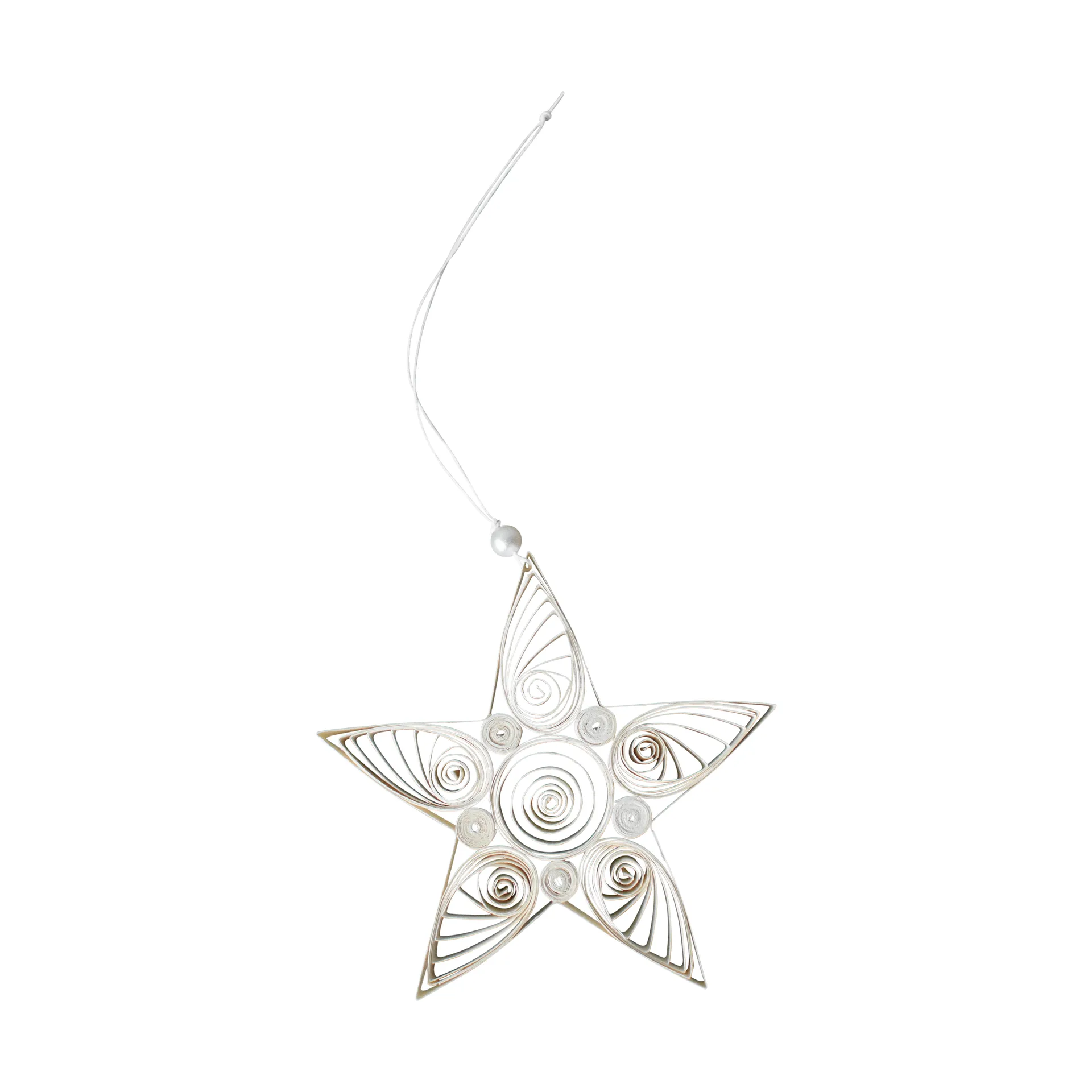 Zawieszka świąteczna Paper Star 13 cm, White DBKD