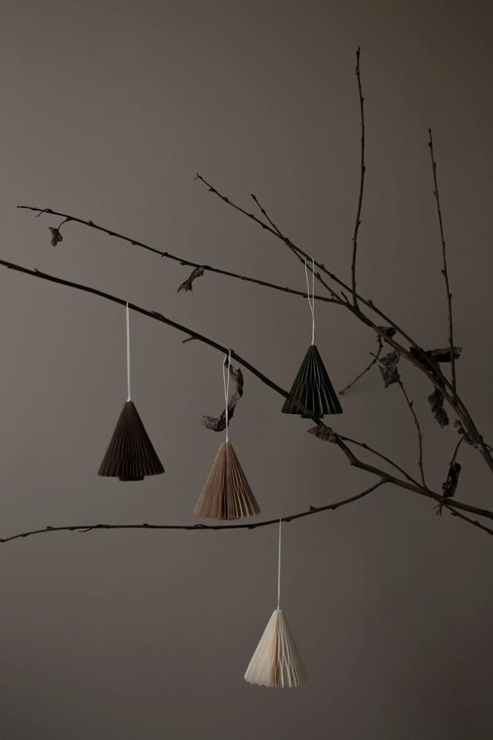 Zawieszka świąteczna Paper Tree 7 cm, Moss DBKD