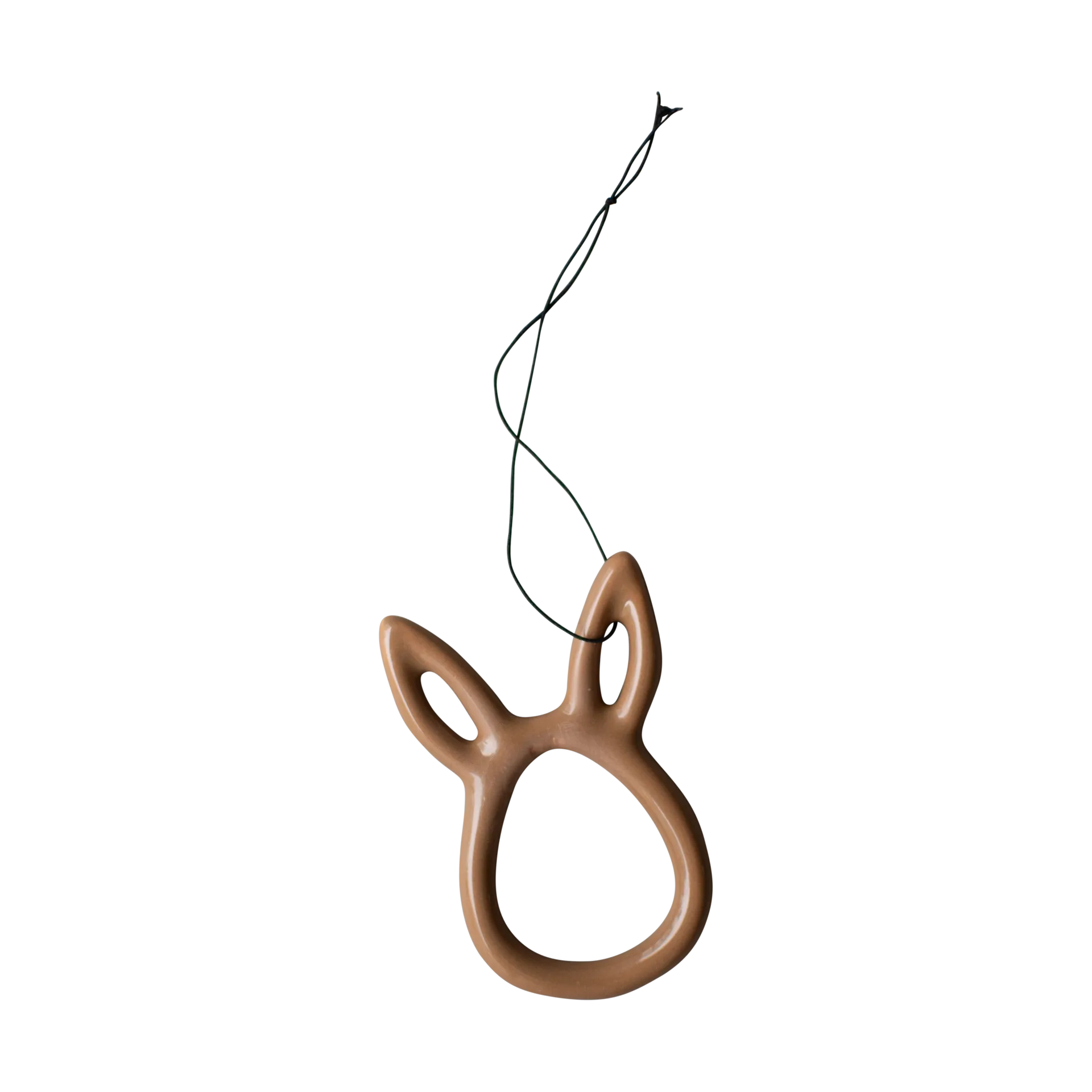 Zawieszka wielkanocna Sprinkle Rabbit 8 cm, Shiny nougat DBKD