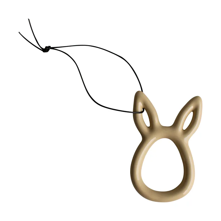 Zawieszka wielkanocna Sprinkle Rabbit 8 cm - Shiny yellow - DBKD