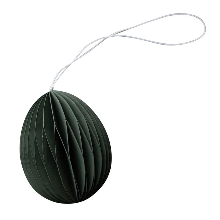 Zawieszka wielkanocna z papieru Ovoid 7 cm - Moss - DBKD