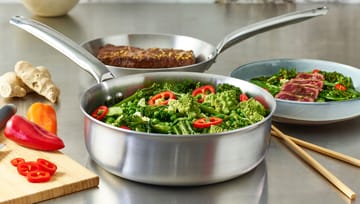 Alchimy patelnia sauté ze stali nierdzewnej - Ø24 cm - De Buyer