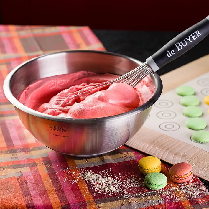 De Buyer - Misa do ubijania z silikonowym dnem, 1 l De Buyer