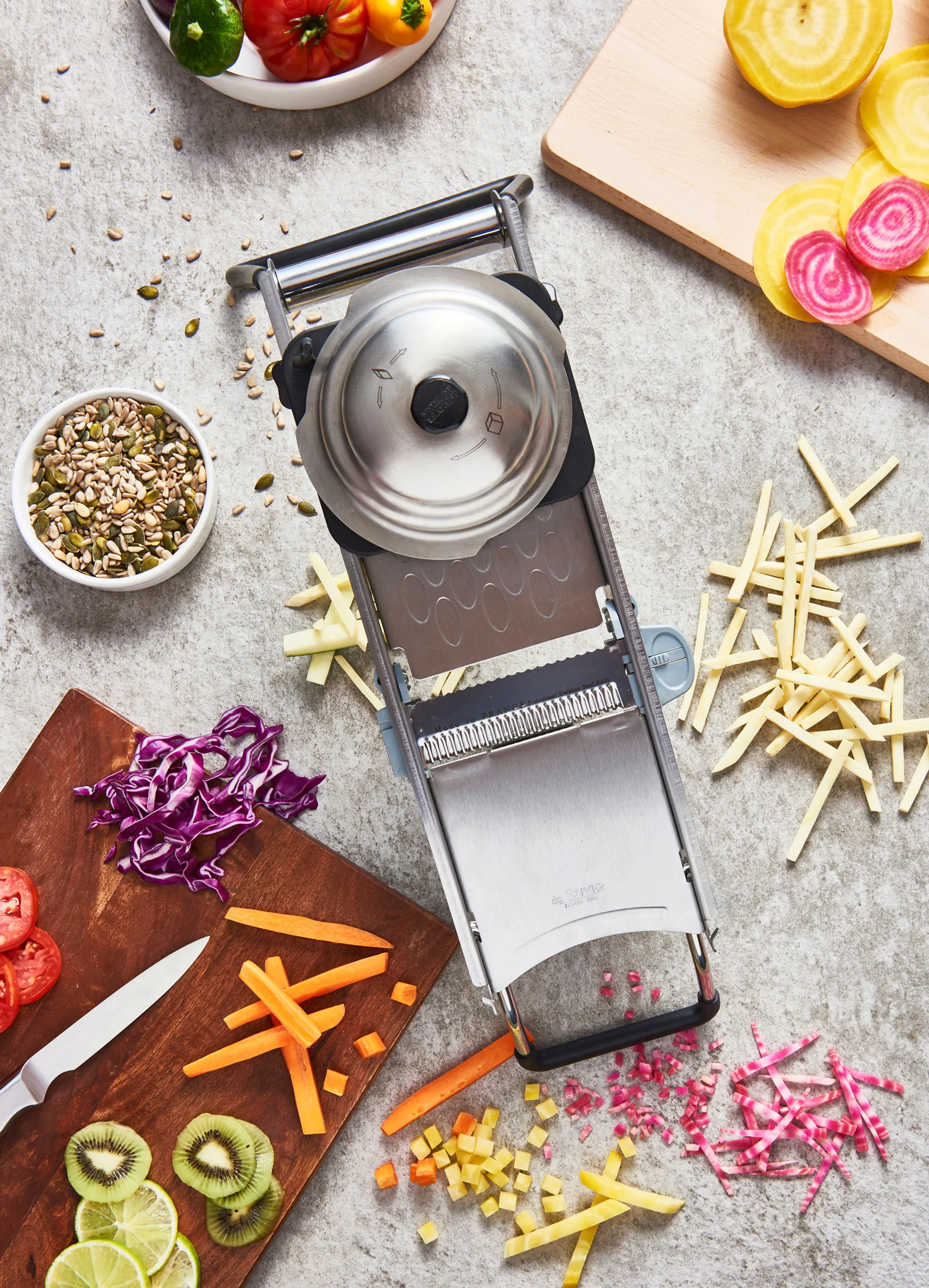 De Buyer Revolution mandolin, szary De Buyer