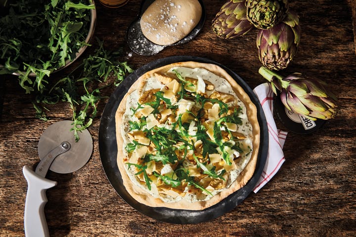 De Buyer talerz do pizzy ze stali węglowej, Ø32 cm De Buyer