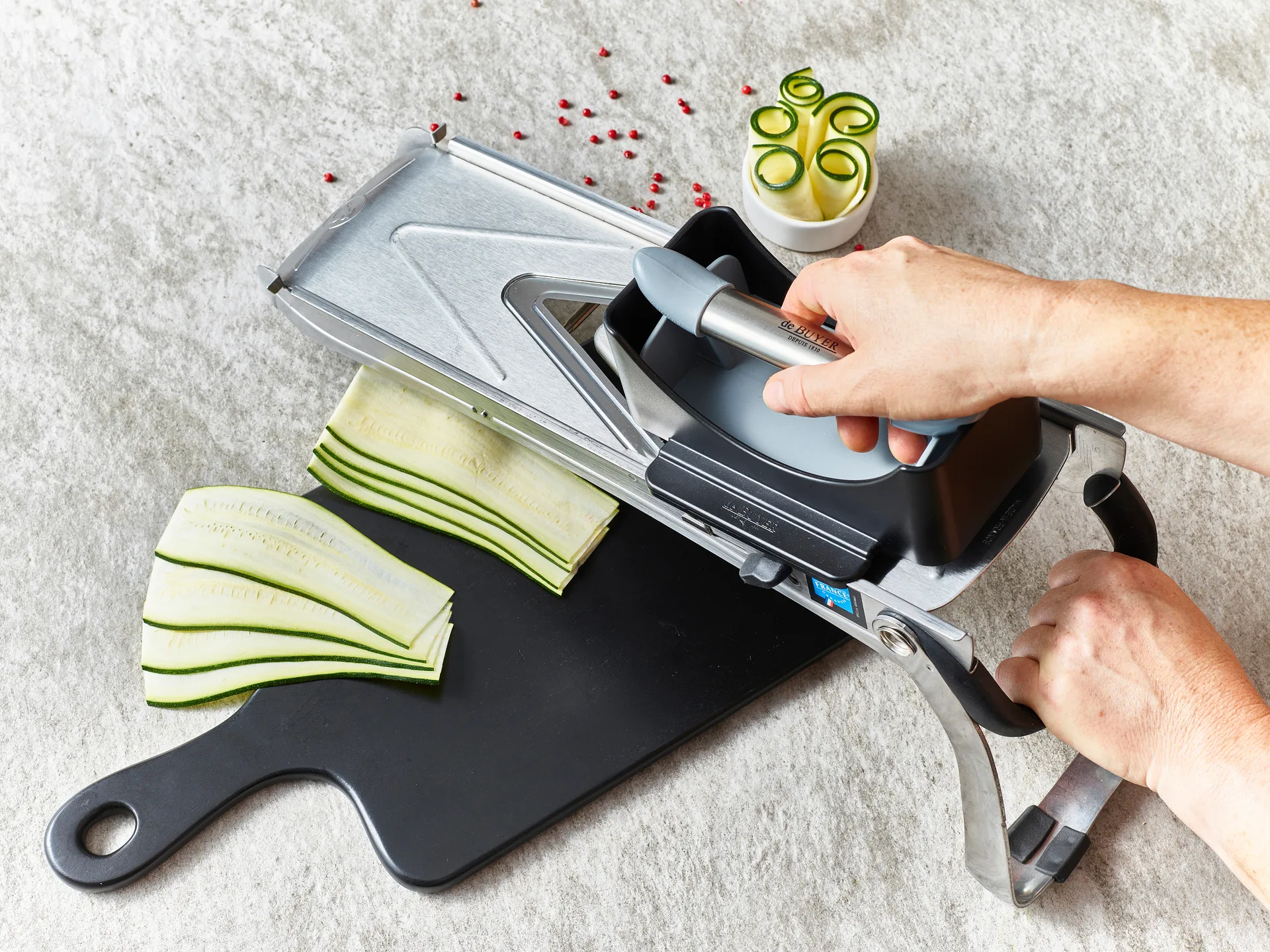 Dodatek do krajalnicy Revolution 2pusher, Czarny De Buyer