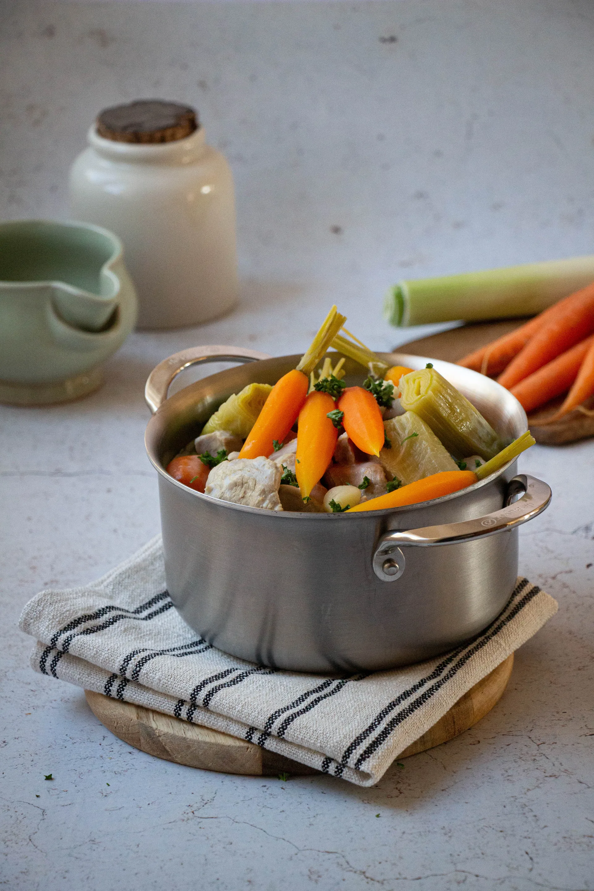 Garnek ze stali nierdzewnej bez pokrywki Alchimy, Ø24 cm De Buyer