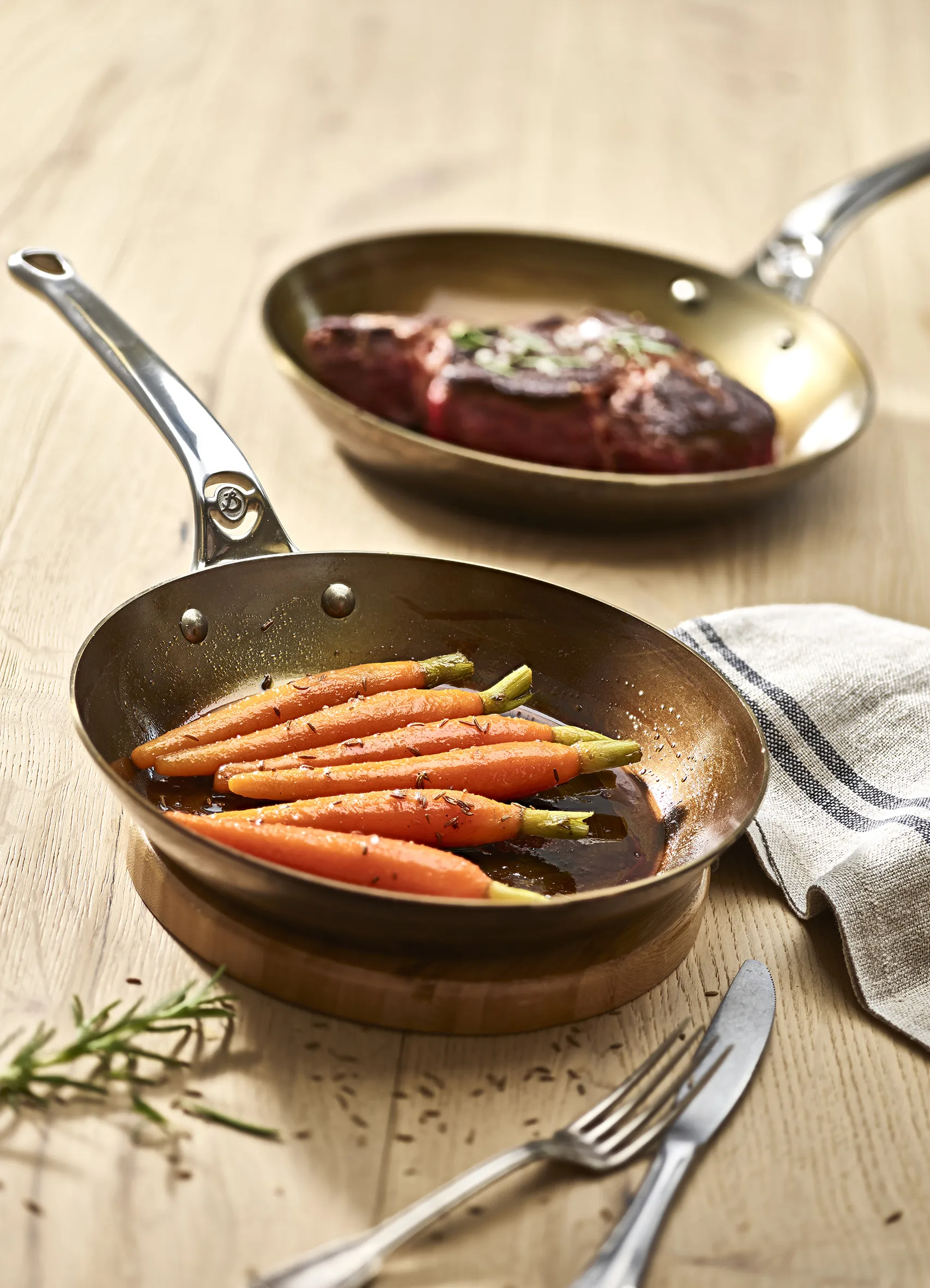 Patelnia Mineral B Pro, 20 cm De Buyer