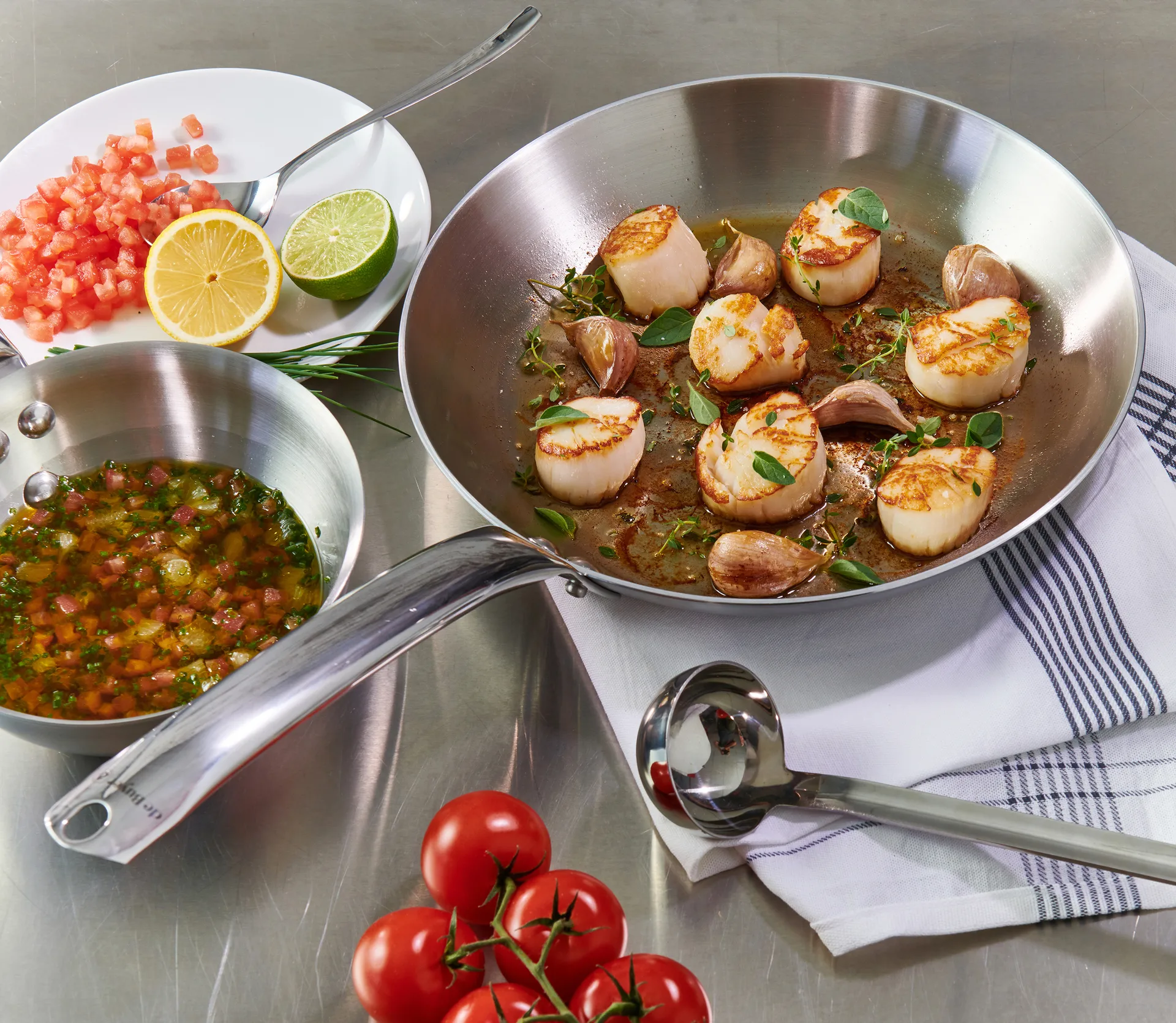 Patelnia ze stali nierdzewnej Alchimy, Ø32 cm De Buyer