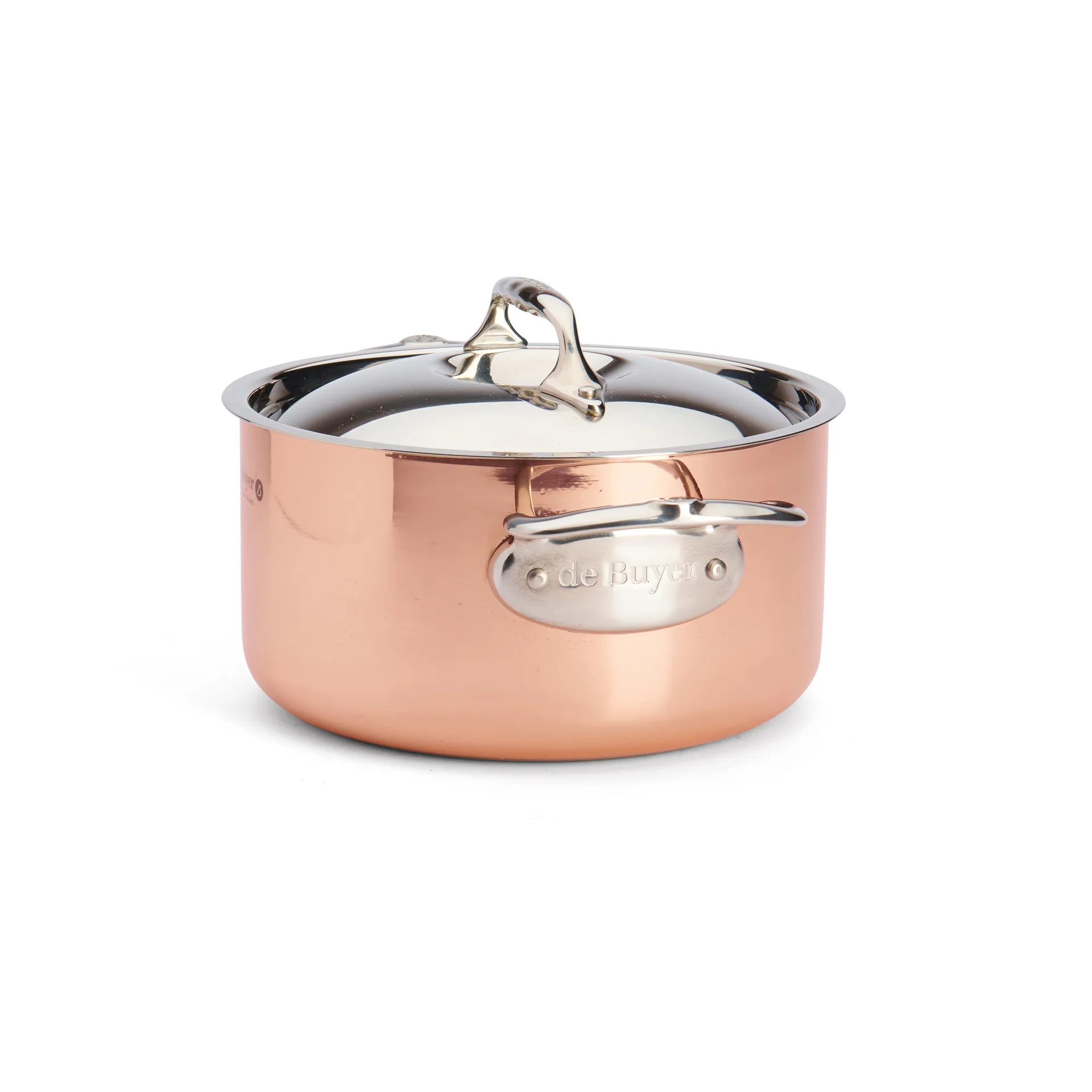Prima Matera garnek z pokrywką indukcja, 20 cm De Buyer