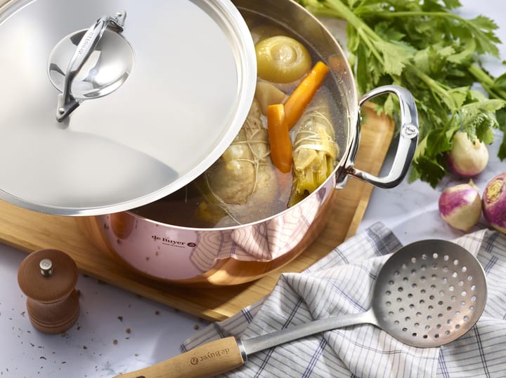 Prima Matera garnek z pokrywką indukcja, 24 cm De Buyer