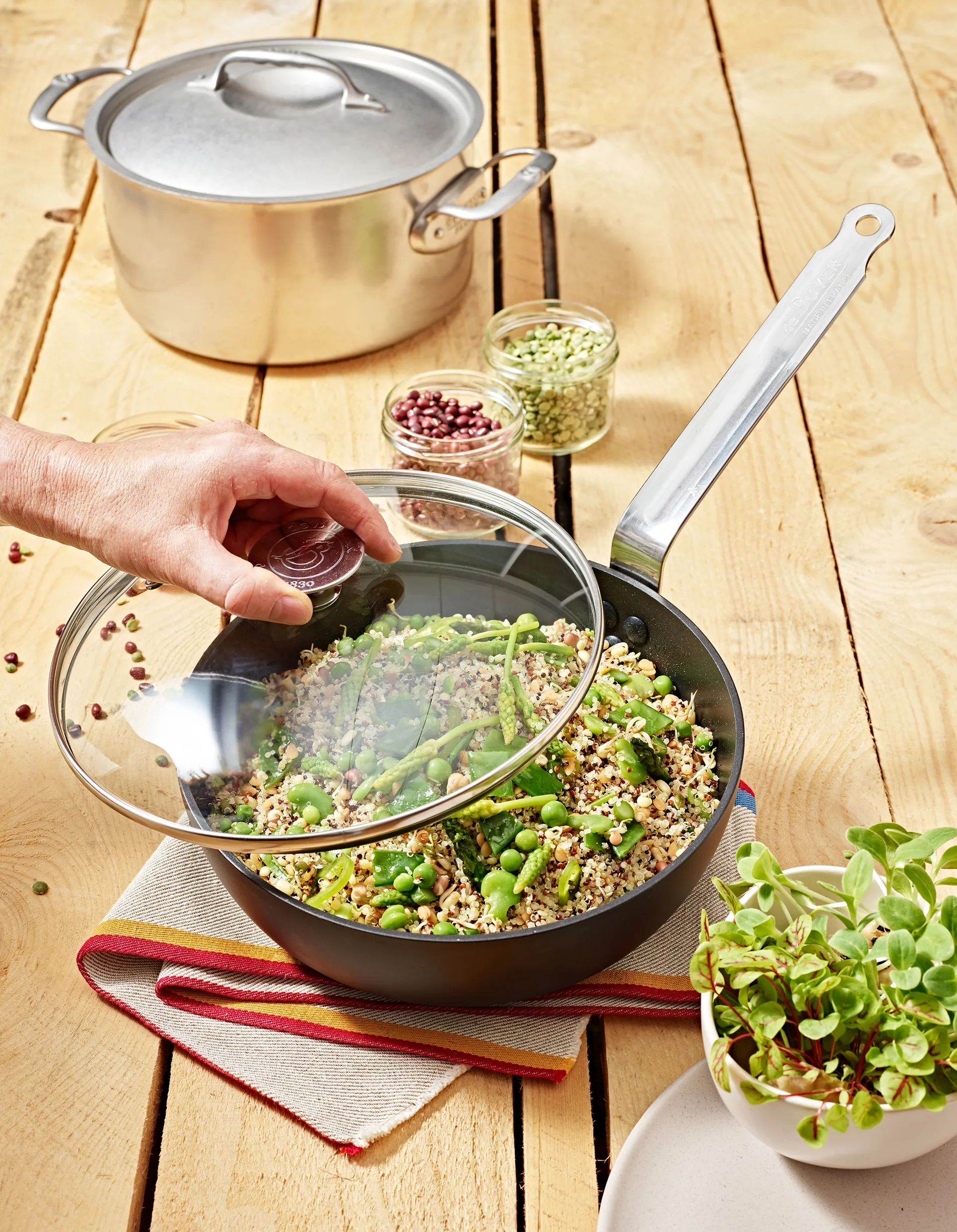 Szklana pokrywa Milady, Ø24 cm De Buyer