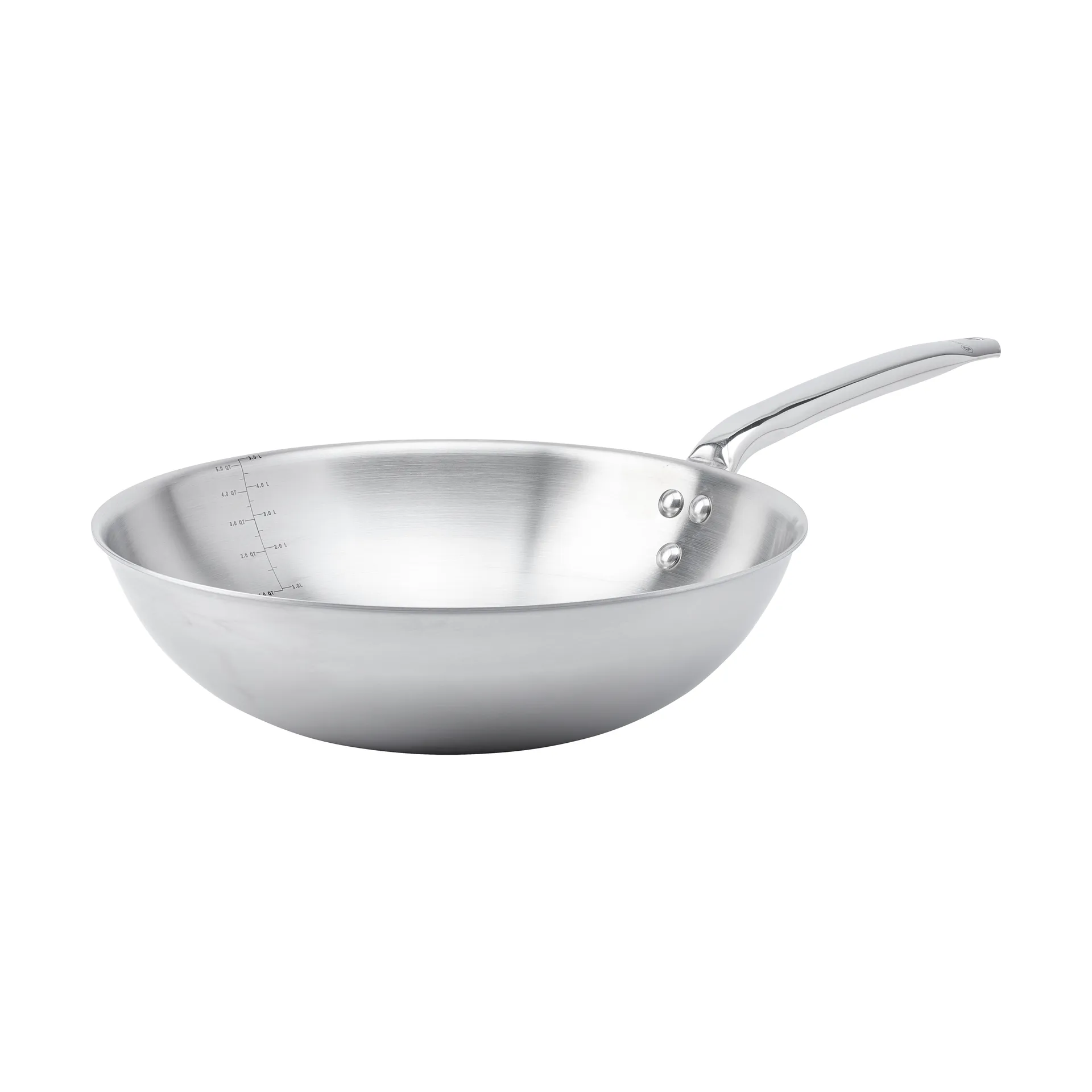 Wok ze stali nierdzewnej Alchimy, Ø32 cm De Buyer