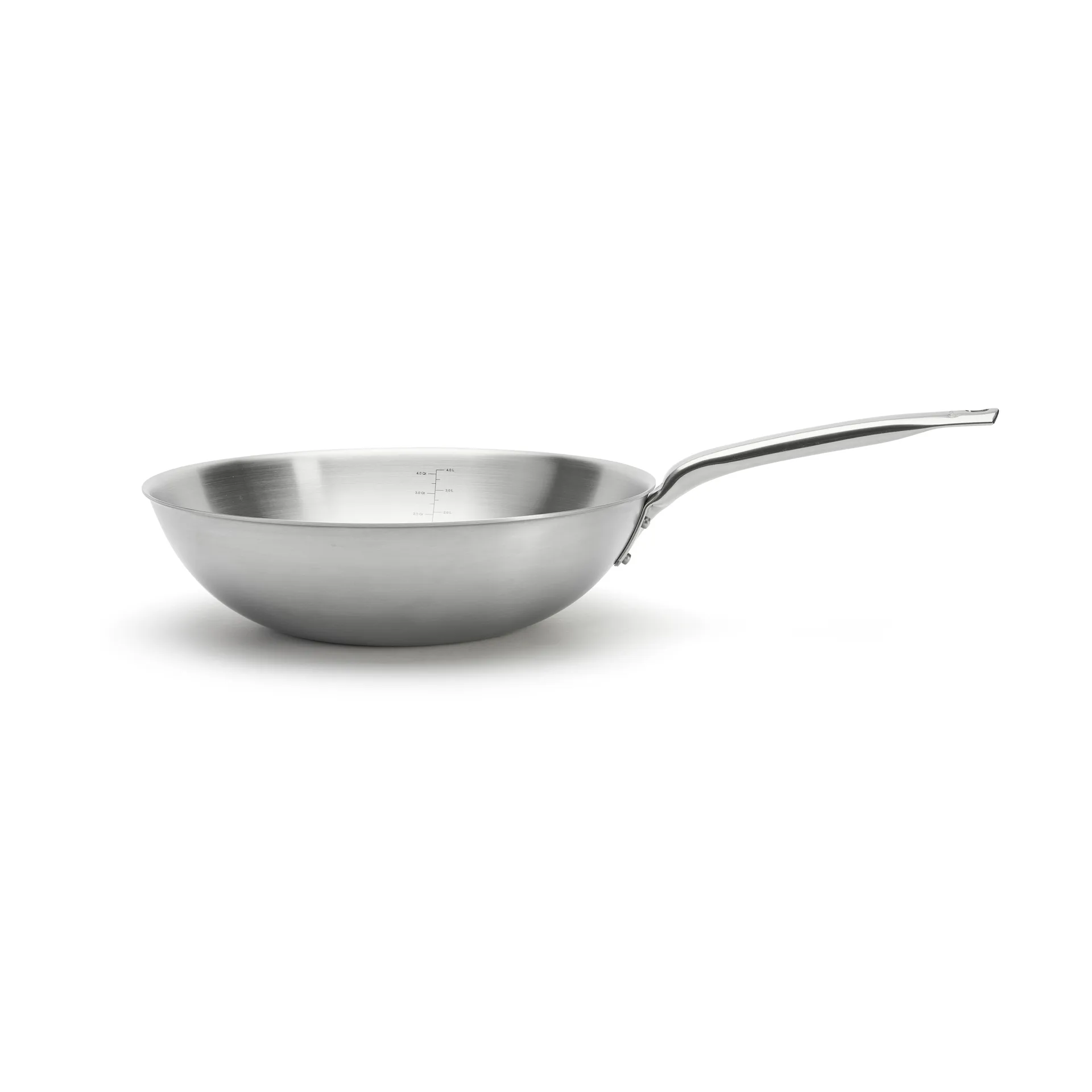 Wok ze stali nierdzewnej Alchimy, Ø32 cm De Buyer