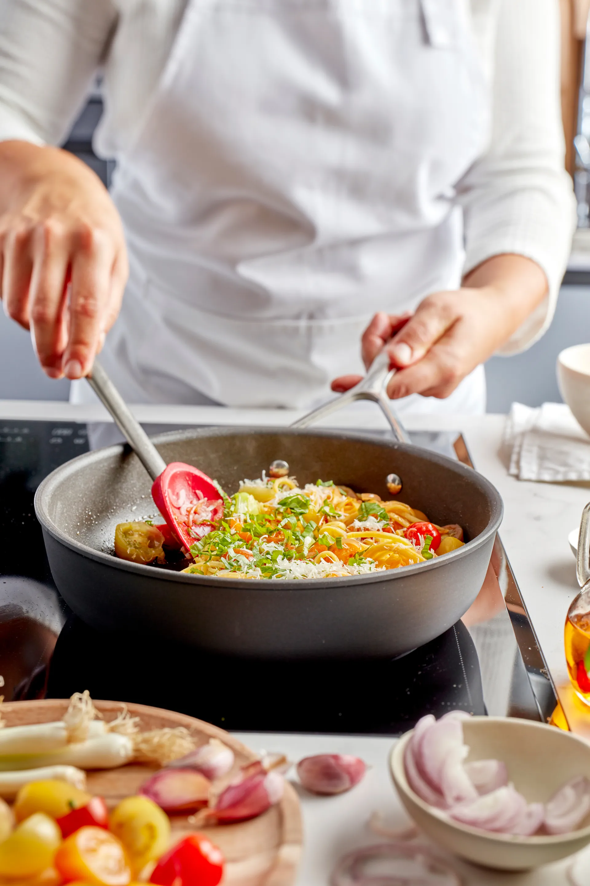 Alu Pro 5 TI-x patelnia Duraslide 5-ply, Ø28 cm Demeyere