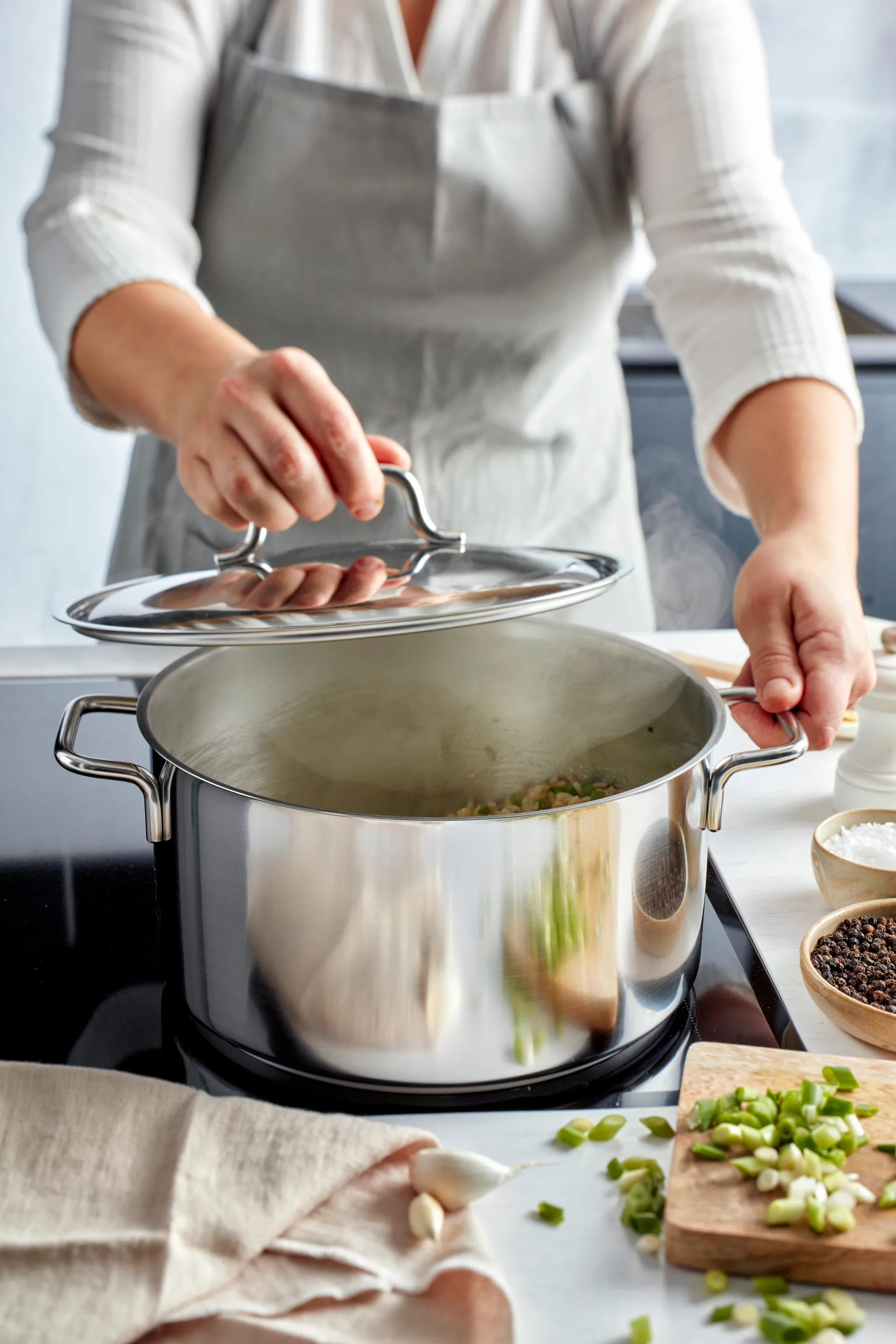 Demeyere Apollo 7 garnek niski ze stali nierdzewnej, 4 L Demeyere