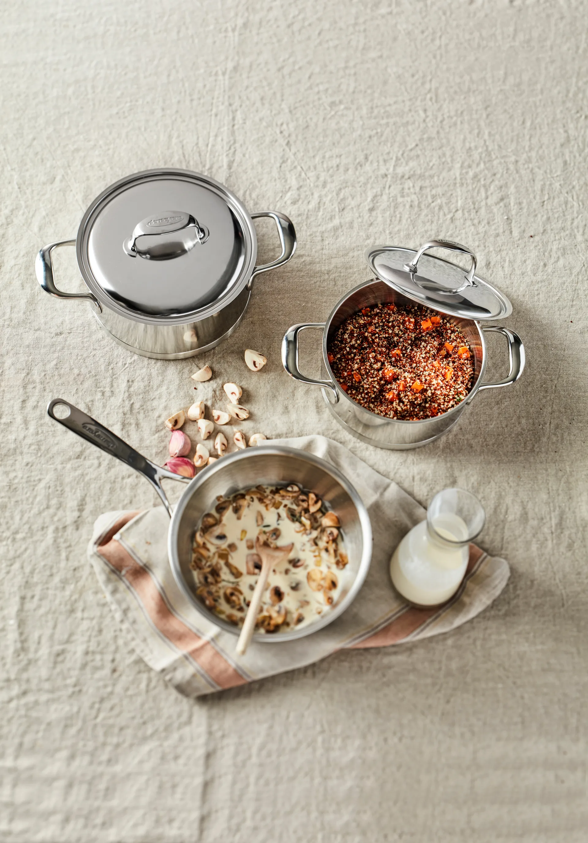 Demeyere Atlantis 7 garnek niski ze stali nierdzewnej, 3 l Demeyere