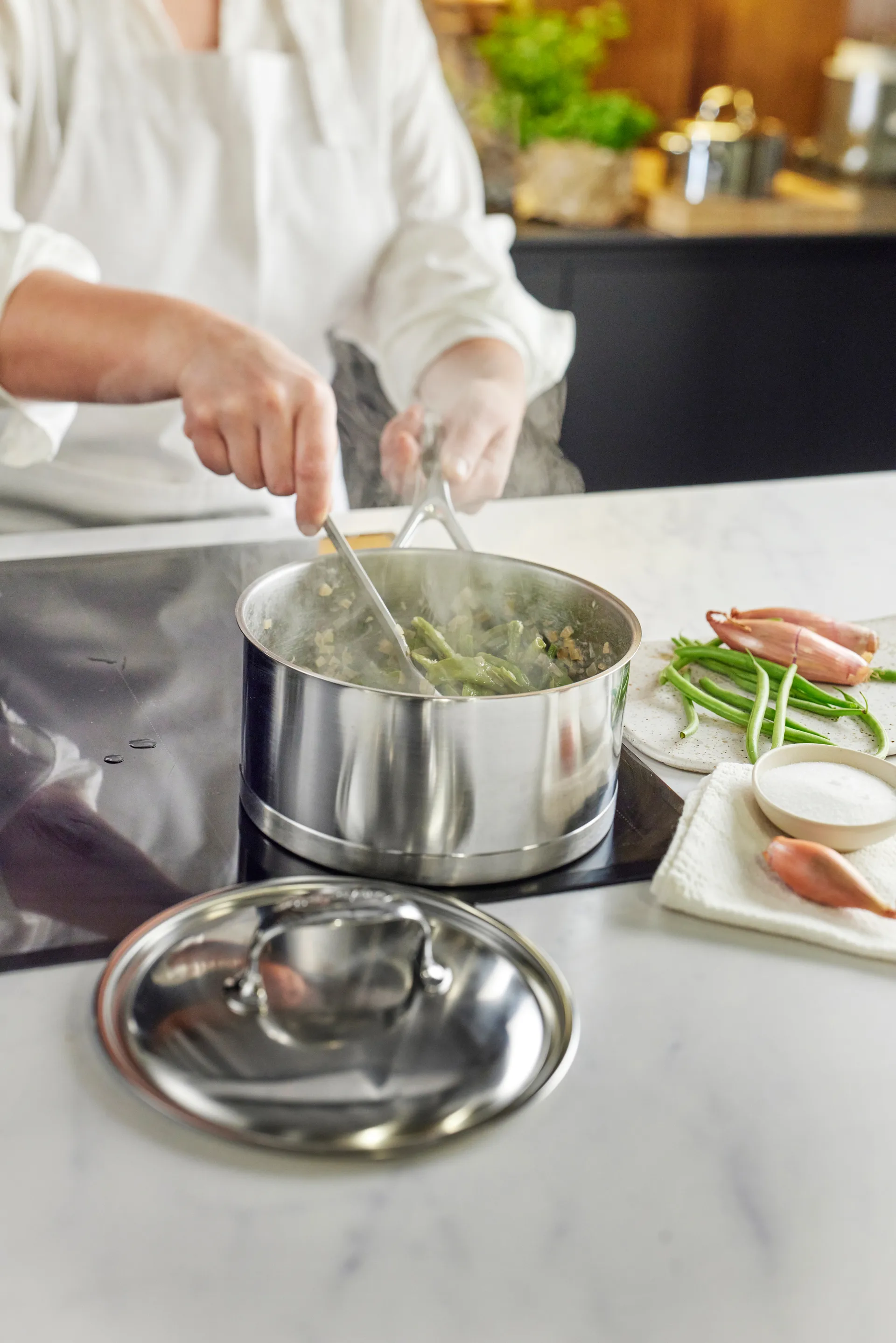 Demeyere Atlantis 7 garnek z pokrywką, 2,2 L Demeyere