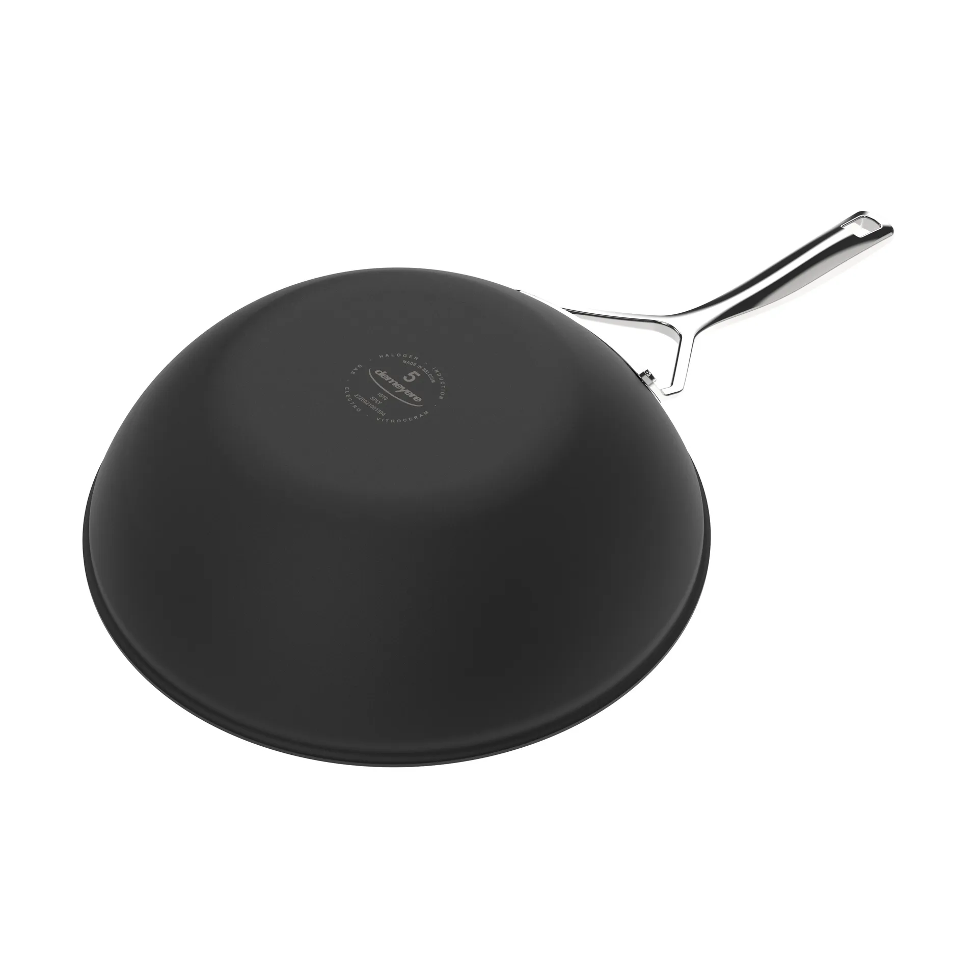 Demeyere Black 5 patelnia wok ze stali nierdzewnej, Ø30 cm Demeyere