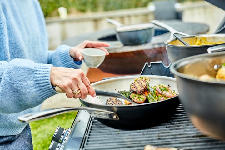 Demeyere Black 5 patelnia wok ze stali nierdzewnej, Ø30 cm Demeyere