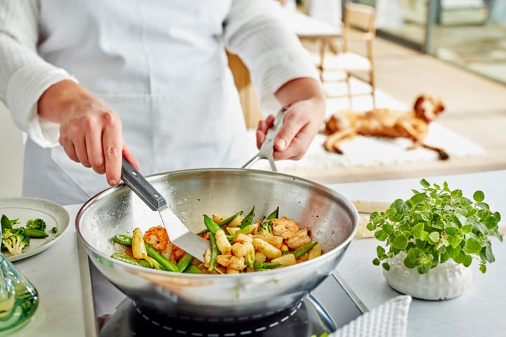 Industry 5 patelnia wok ze stali nierdzewnej 5-ply, Ø30 cm Demeyere