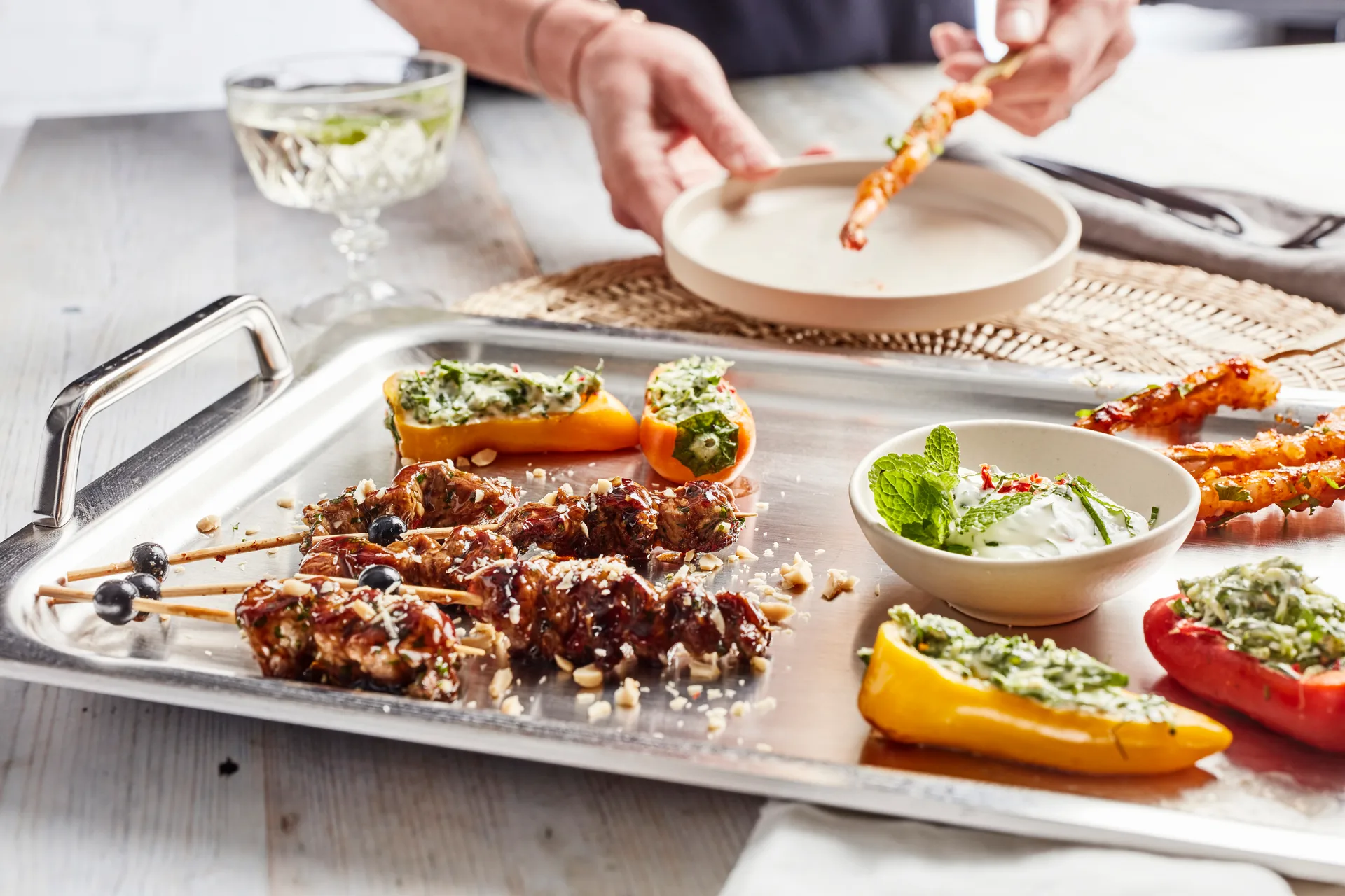 Specialties 5 Teppanyaki taca 5-ply 39x27 cm, Stal nierdzewna Demeyere