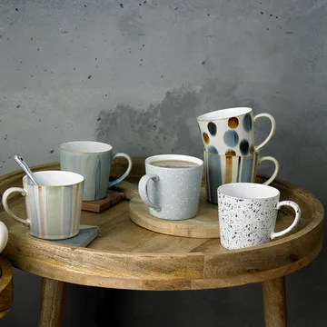 Denby Stripe kubek 400 ml - brązowy - Denby