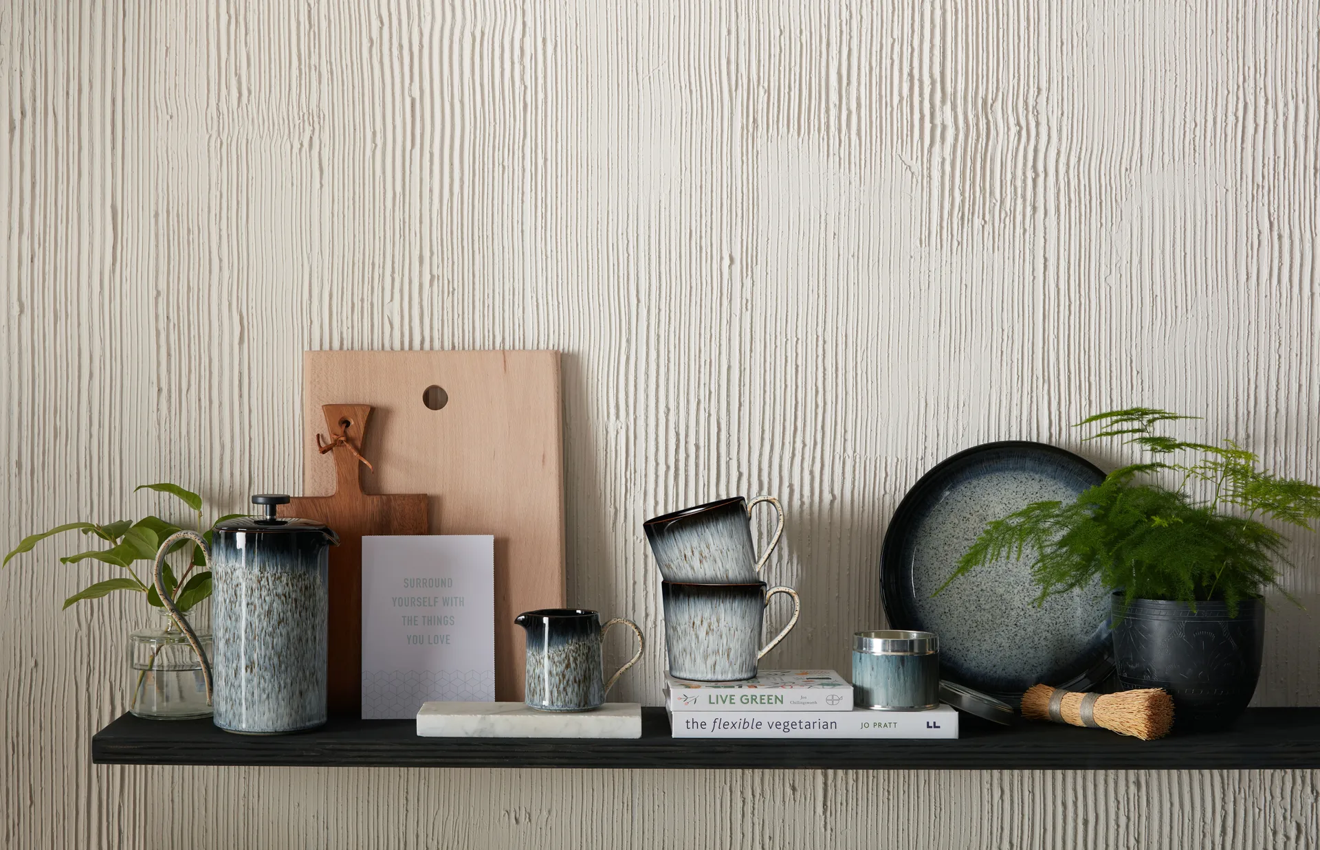 Halo brew dzbanek 0,2 l, Niebieski-szary-czarny Denby