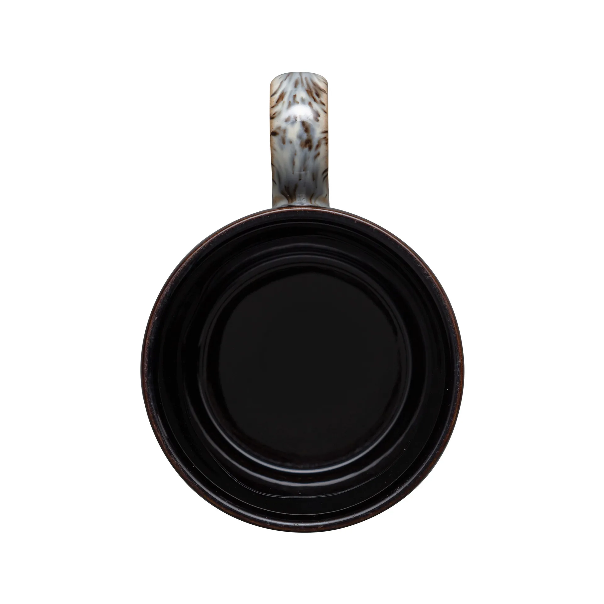 Halo brew espresso filiżanka 10 cl, Niebieski-szary-czarny Denby