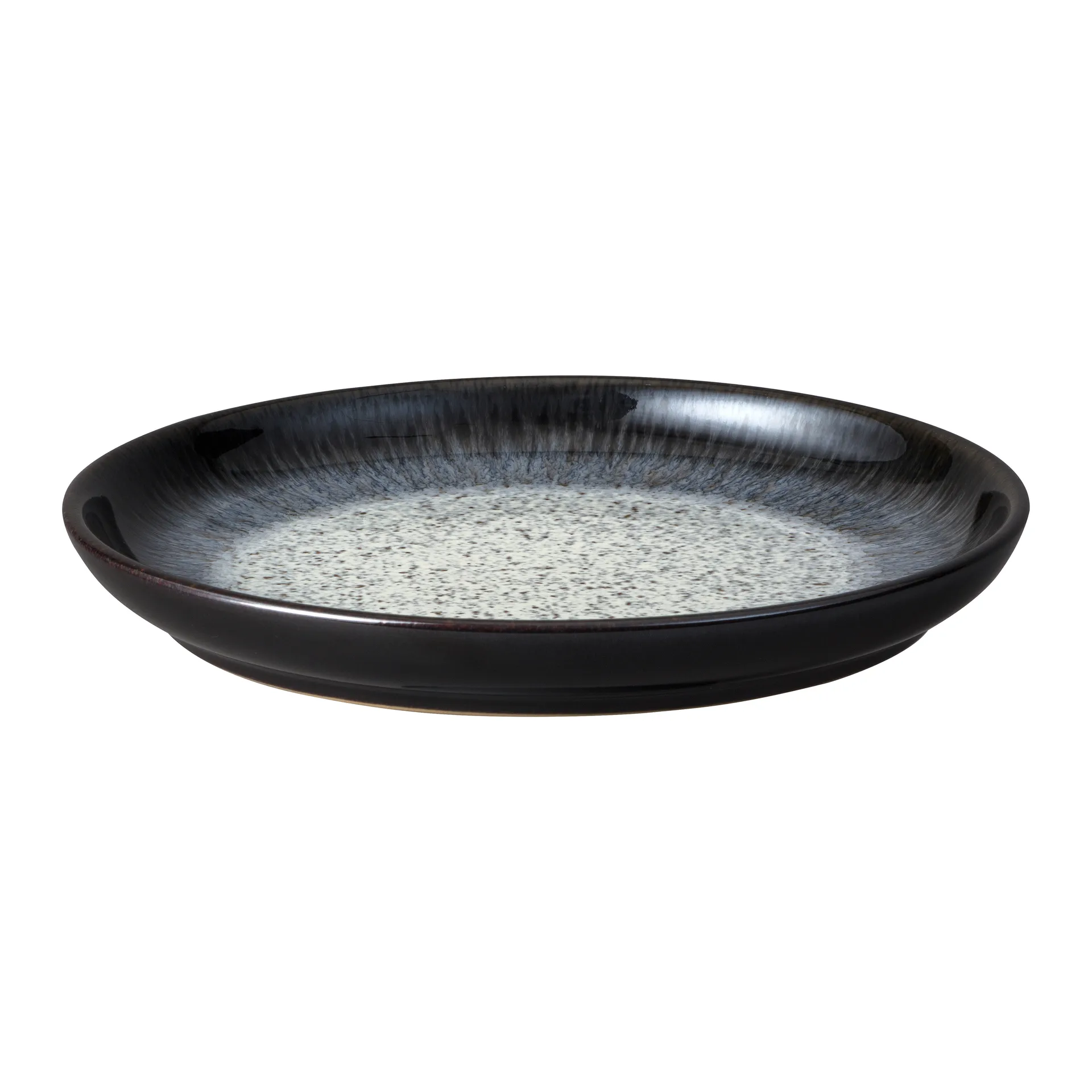 Halo Coupe mały talerz 21 cm, Niebieski-szary-czarny Denby