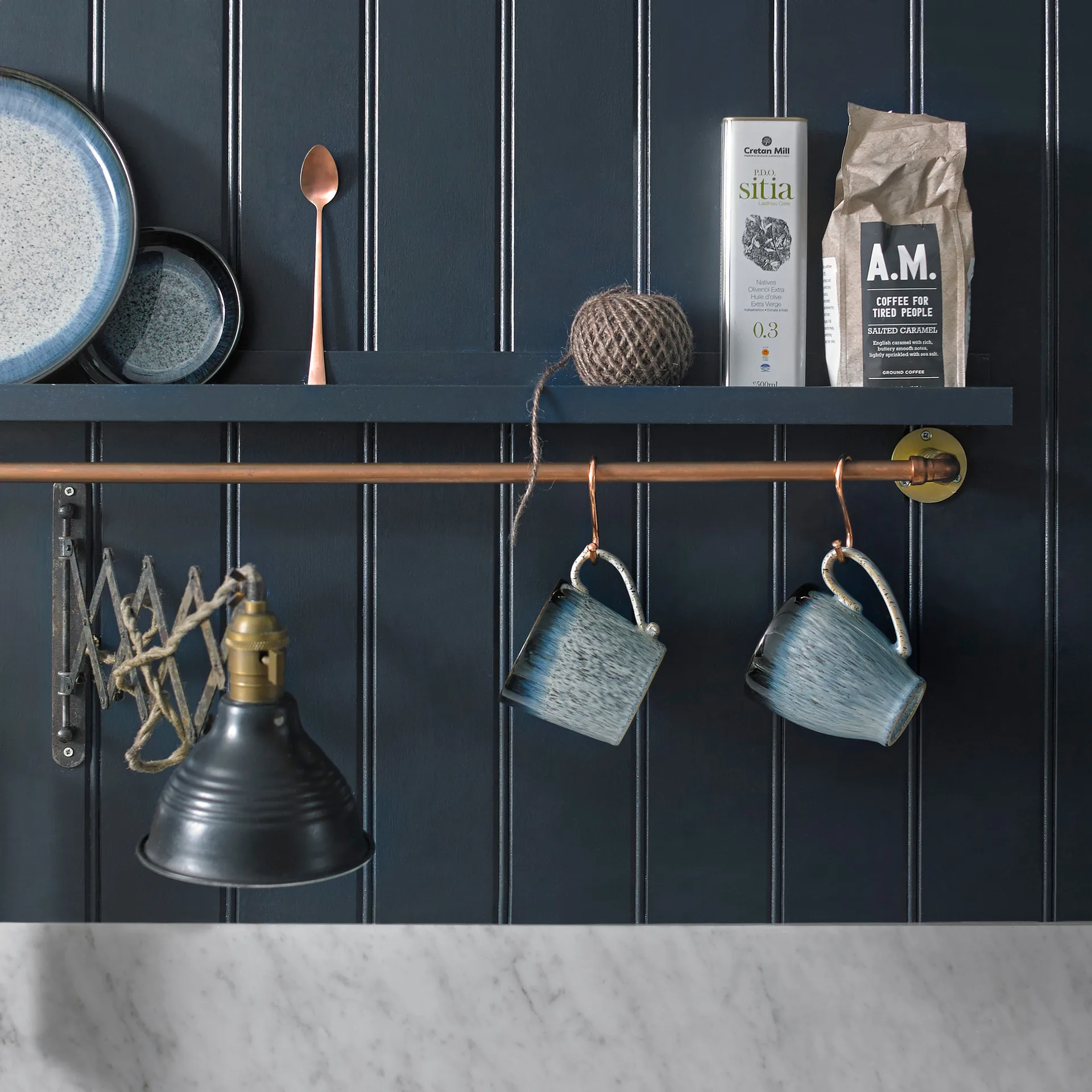 Halo kubek 420 ml, Niebieski-szary-czarny Denby