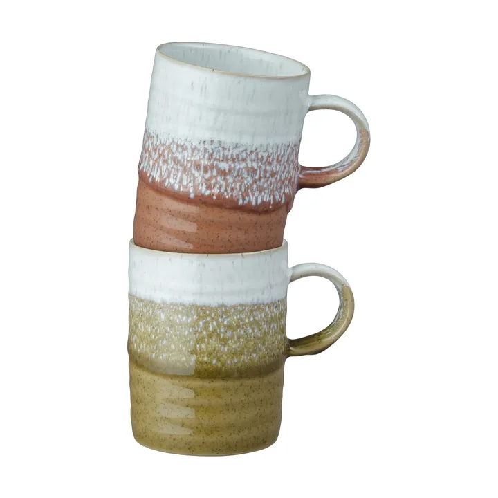 Kiln Accents kubki 400 ml, 2 sztuki - Ochre-rust - Denby