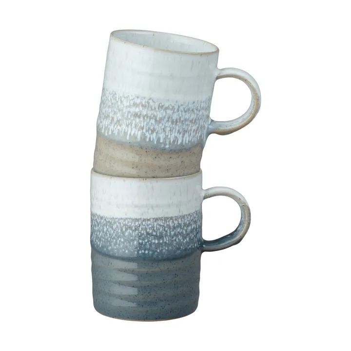 Kiln Accents kubki 400 ml, 2 sztuki - Taupe-slate - Denby