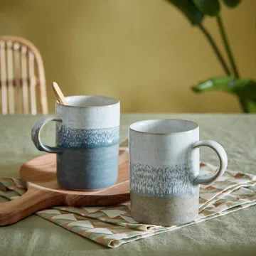 Kiln Accents kubki 400 ml, 2 sztuki - Taupe-slate - Denby