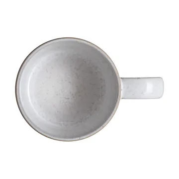 Kubek Kiln Coral żłobiony - Koralowo-beżowy, Ø8,5 cm - Denby