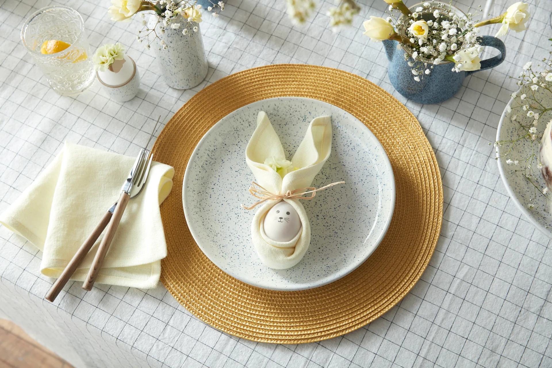 Studio Blue coupe talerz 21 cm, Chalk Denby