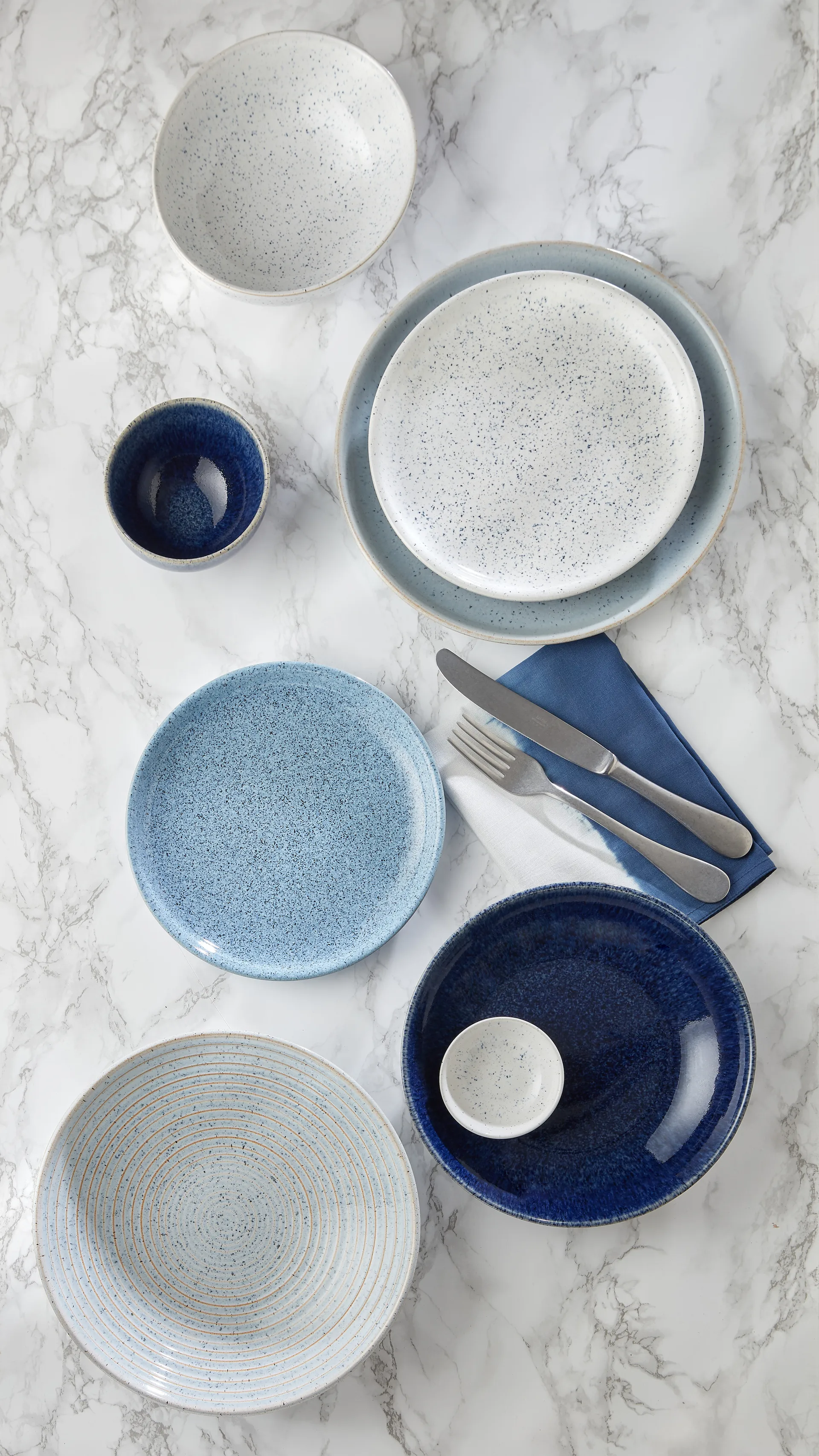 Studio Blue miseczka na płatki 17 cm, Chalk Denby