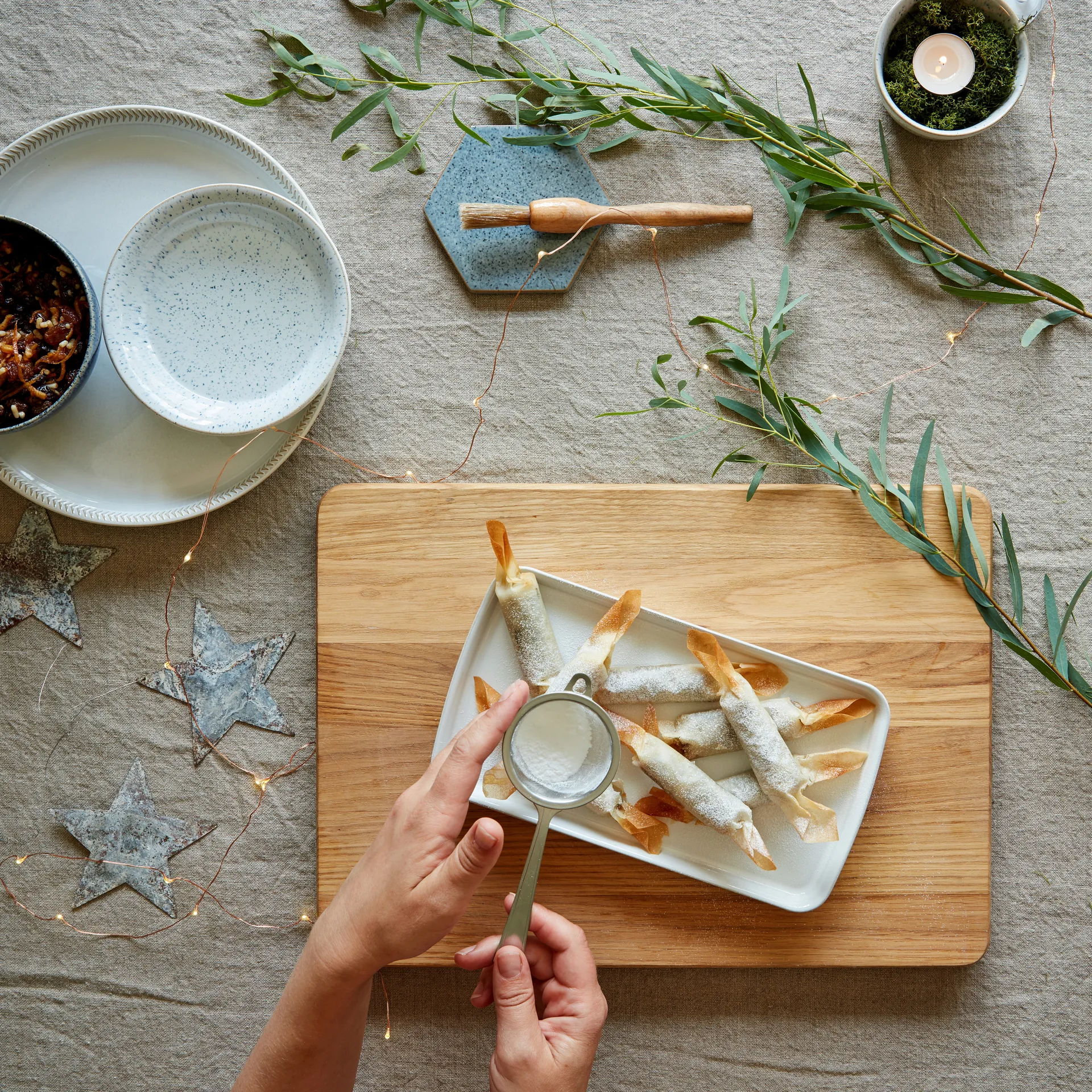 Studio Blue miseczka na płatki 17 cm, Chalk Denby