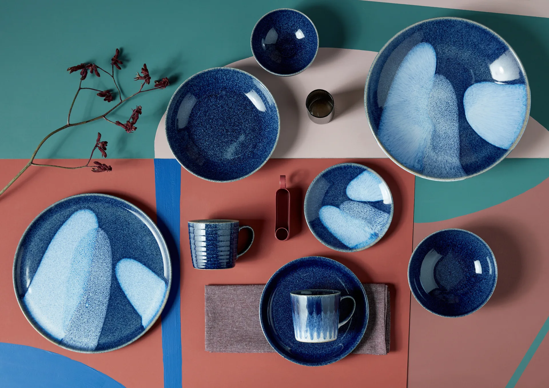 Studio Blue pasta miska 22 cm, Cobalt Denby