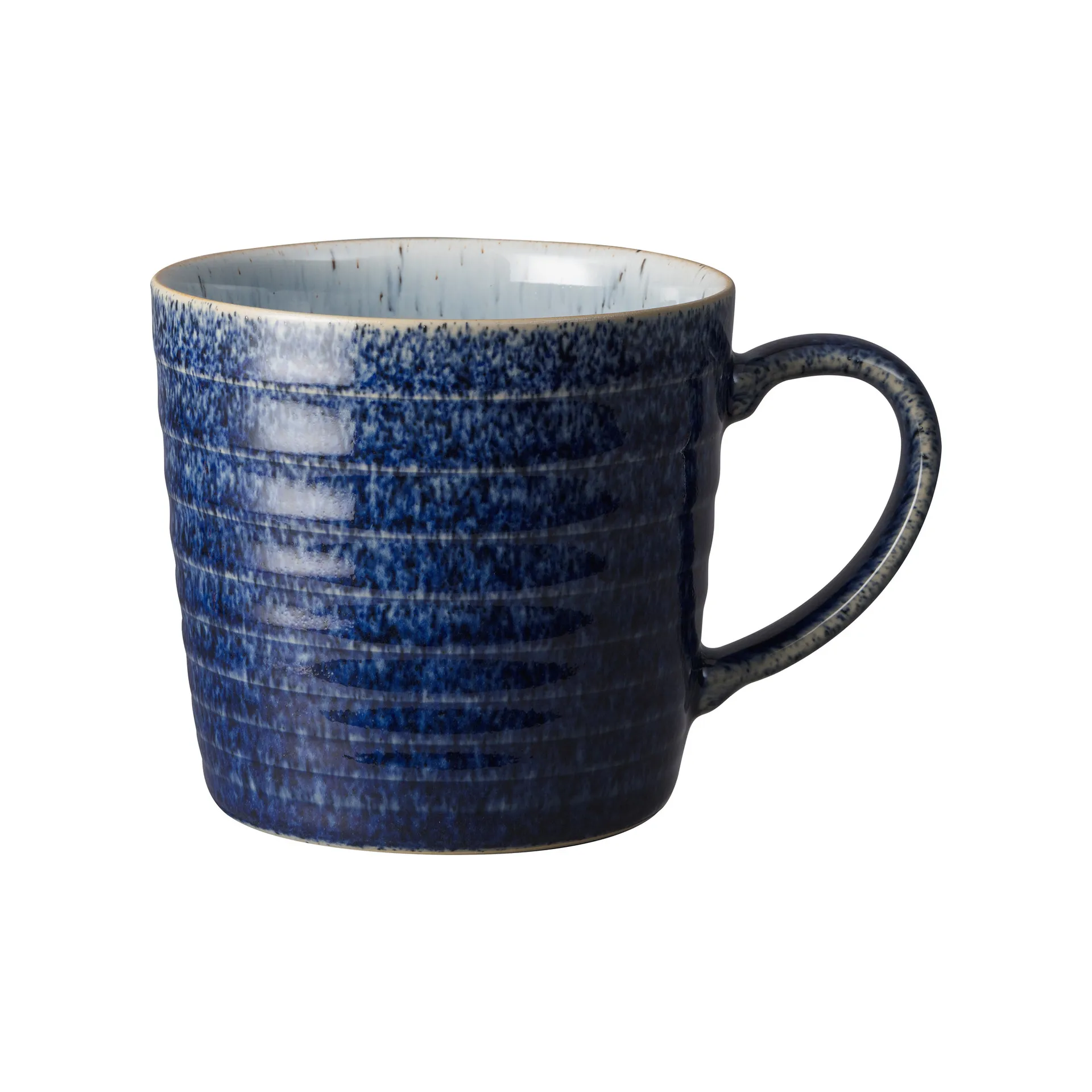 Studio Blue ryflowany kubek 400 ml, Cobalt-pebble Denby