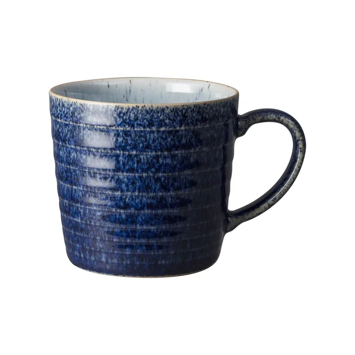 Studio Blue żłobiony kubek 400 ml - Cobalt-pebble - Denby