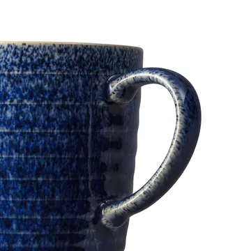 Studio Blue żłobiony kubek 400 ml - Cobalt-pebble - Denby