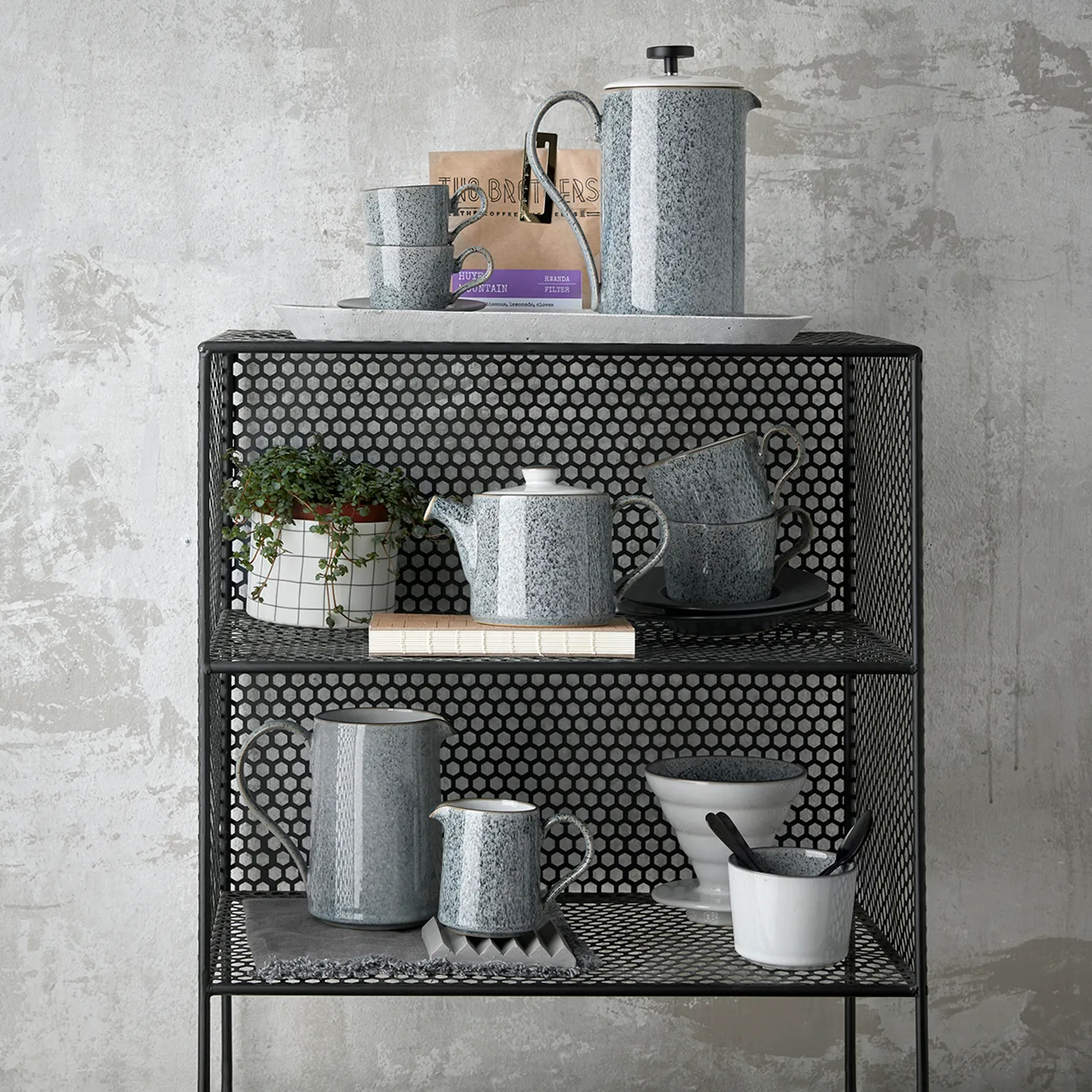 Studio Grey Brew filiżanka do espresso 100 ml, Grey Denby
