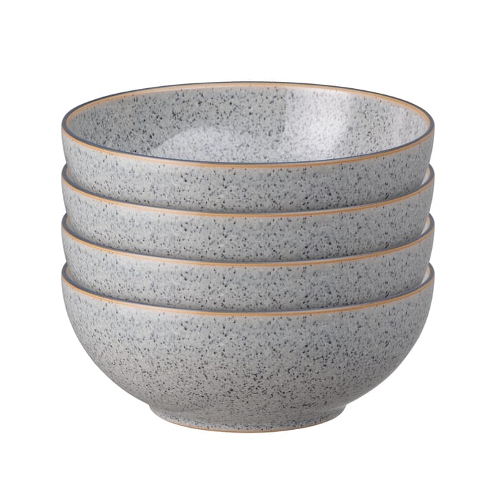 Studio Grey coupe miseczka na płatki 17 cm 4-pack - Granite - Denby