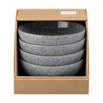 Studio Grey coupe miseczka na płatki 17 cm 4-pack - Granite - Denby