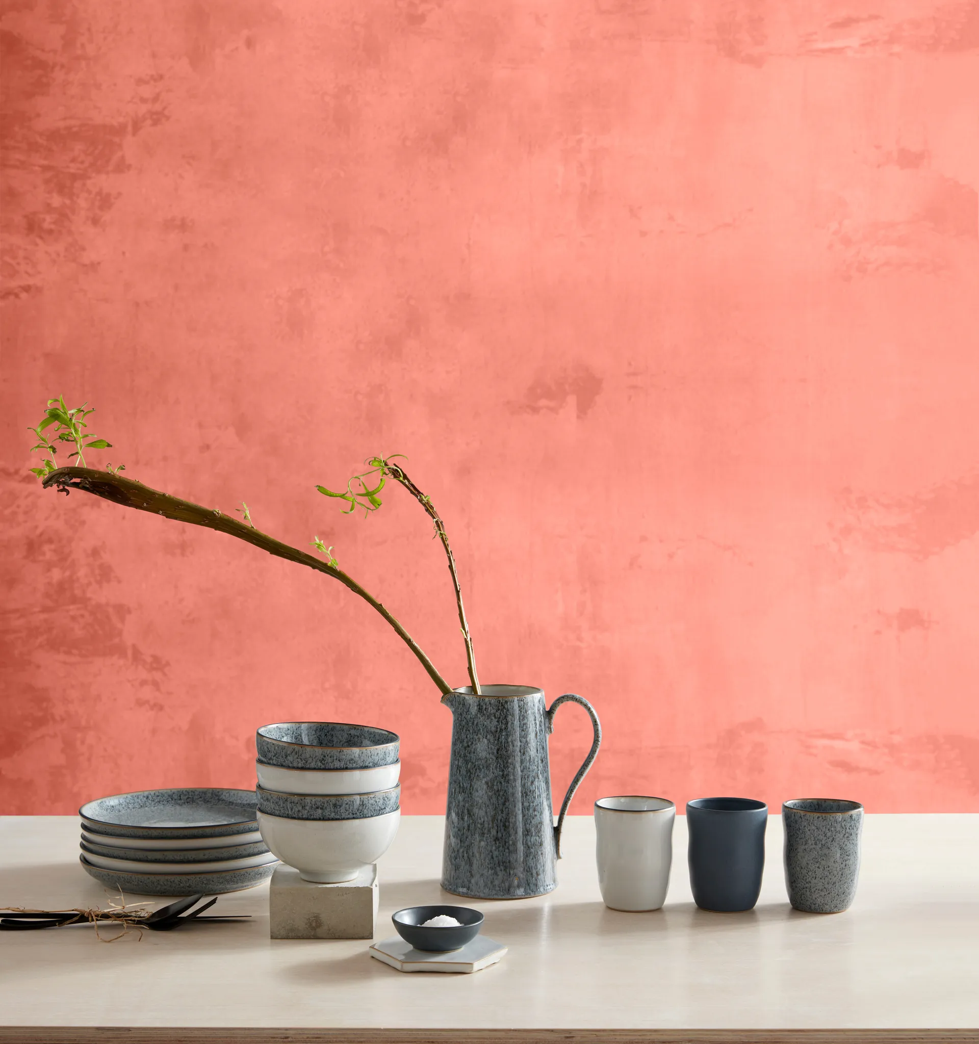 Studio Grey kubek bez ucha 275 ml, Granite Denby
