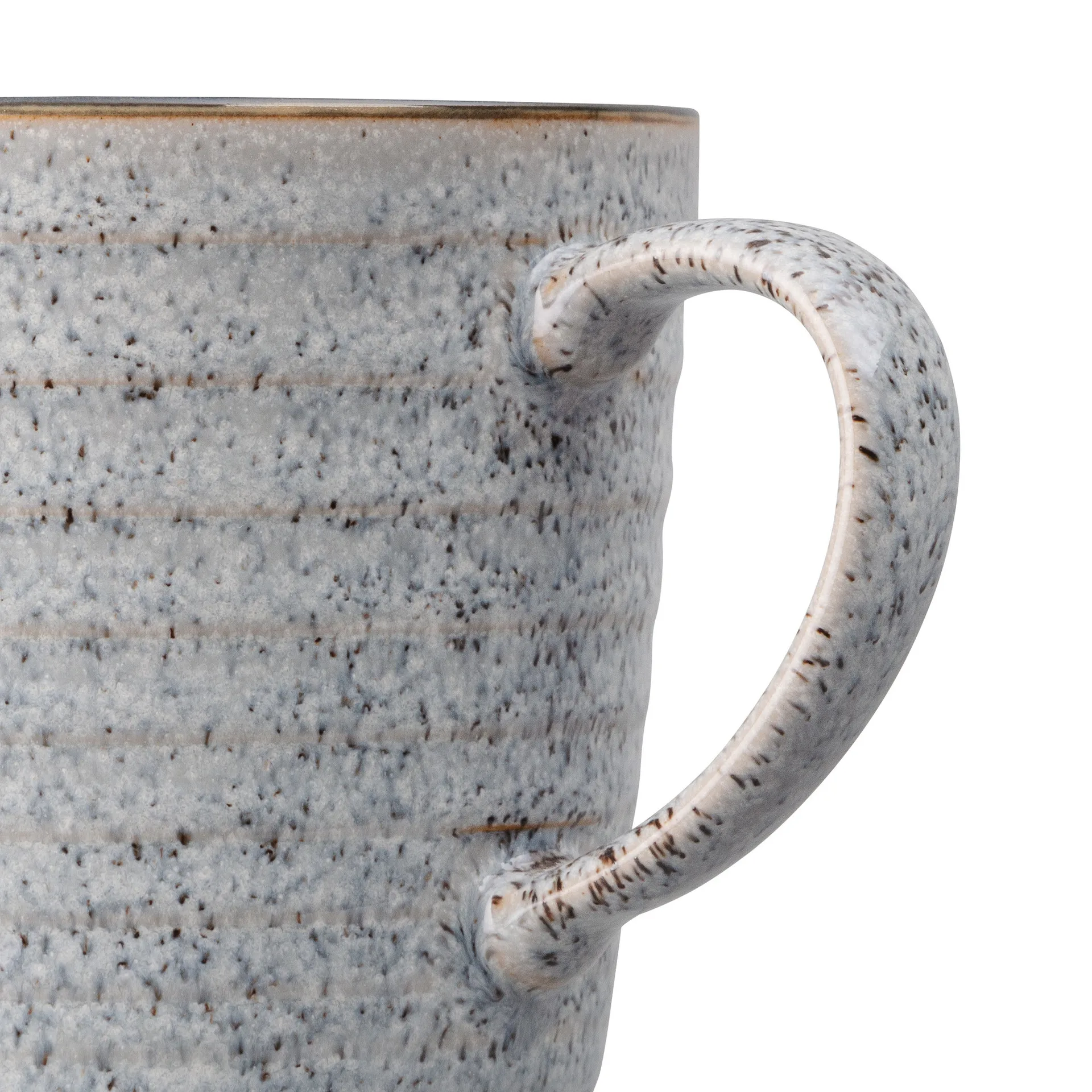 Studio Grey ryflowany kubek 400 ml, Granite Denby