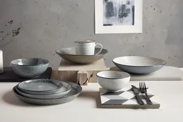 Studio Grey żłobiony kubek 400 ml - Quartz - Denby