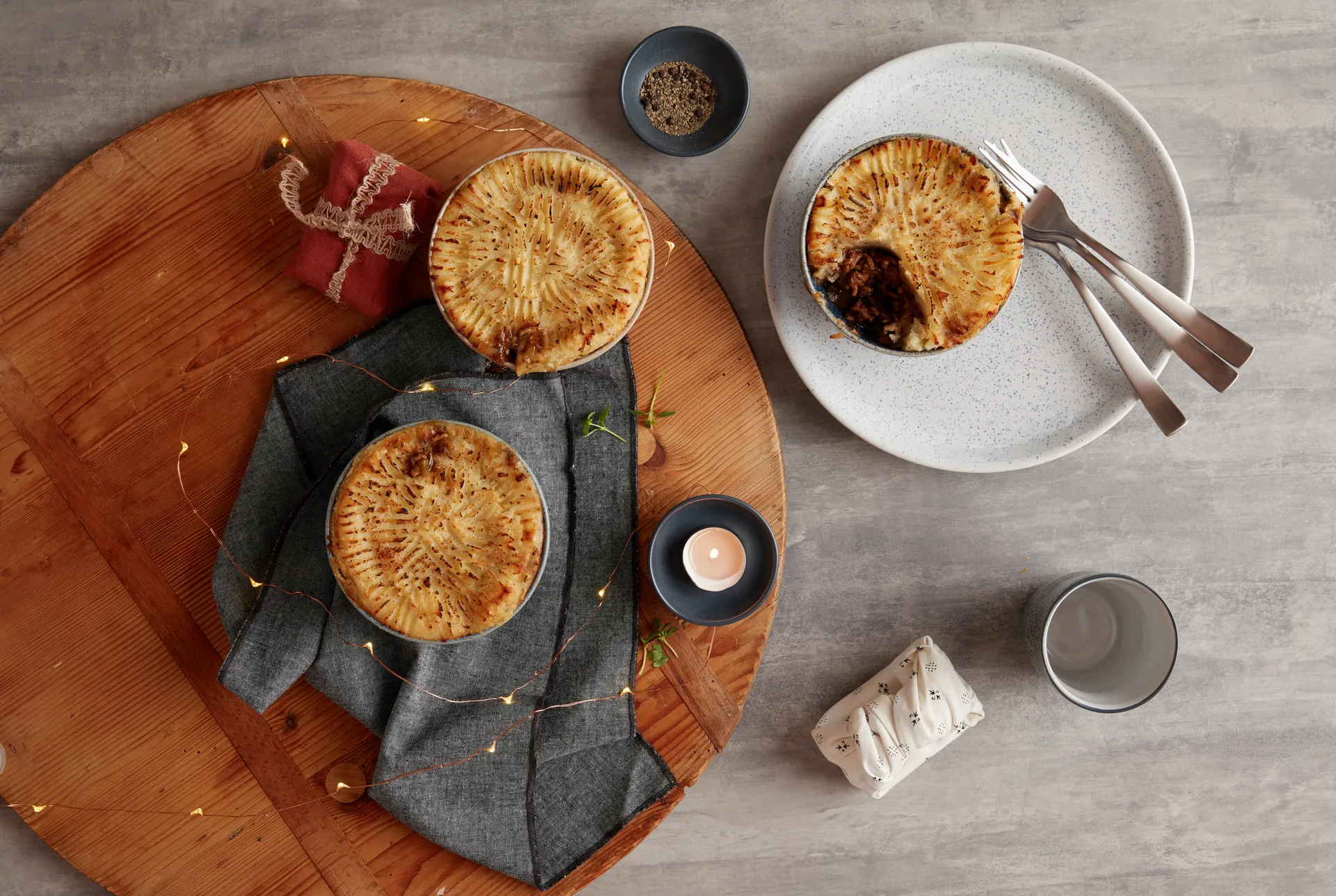 Talerz coupe Studio Blue 26 cm, Chalk Denby